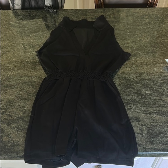 Black Halter Mini Sundress for Cocktail Nights - Picture 1 of 1
